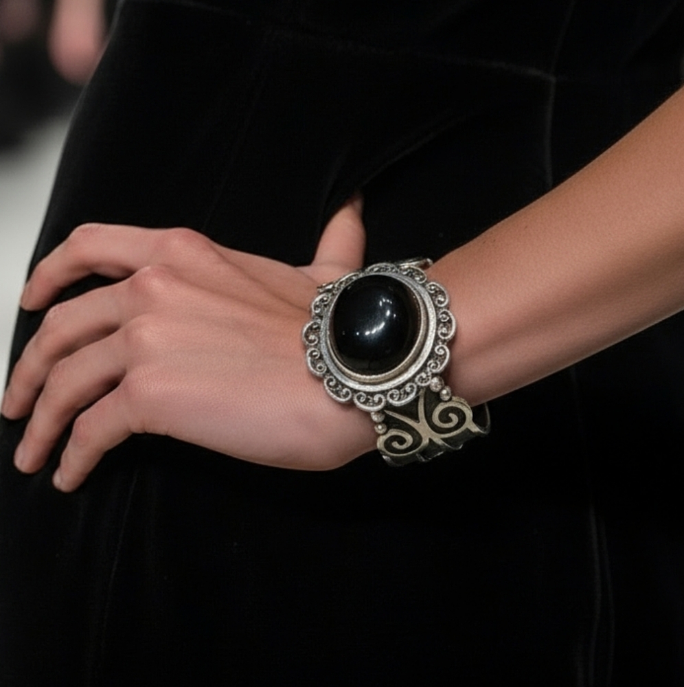 Quality heavy Mexican sterling silver cuff bracelet fine jewelry unisex